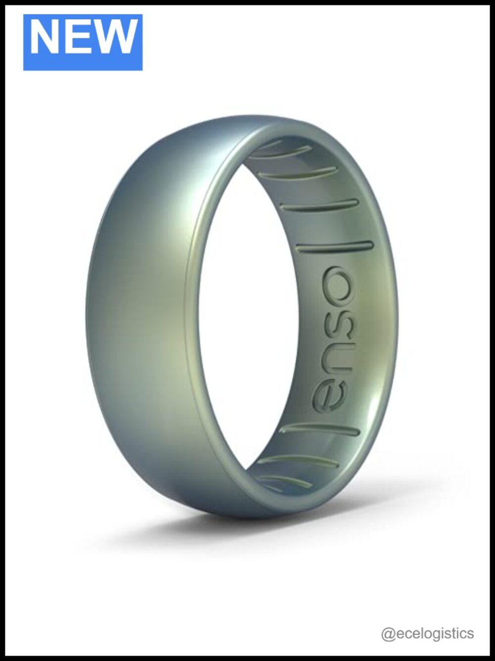 Silicone Wedding Band Ring Breathable Flexible Comfort Fit